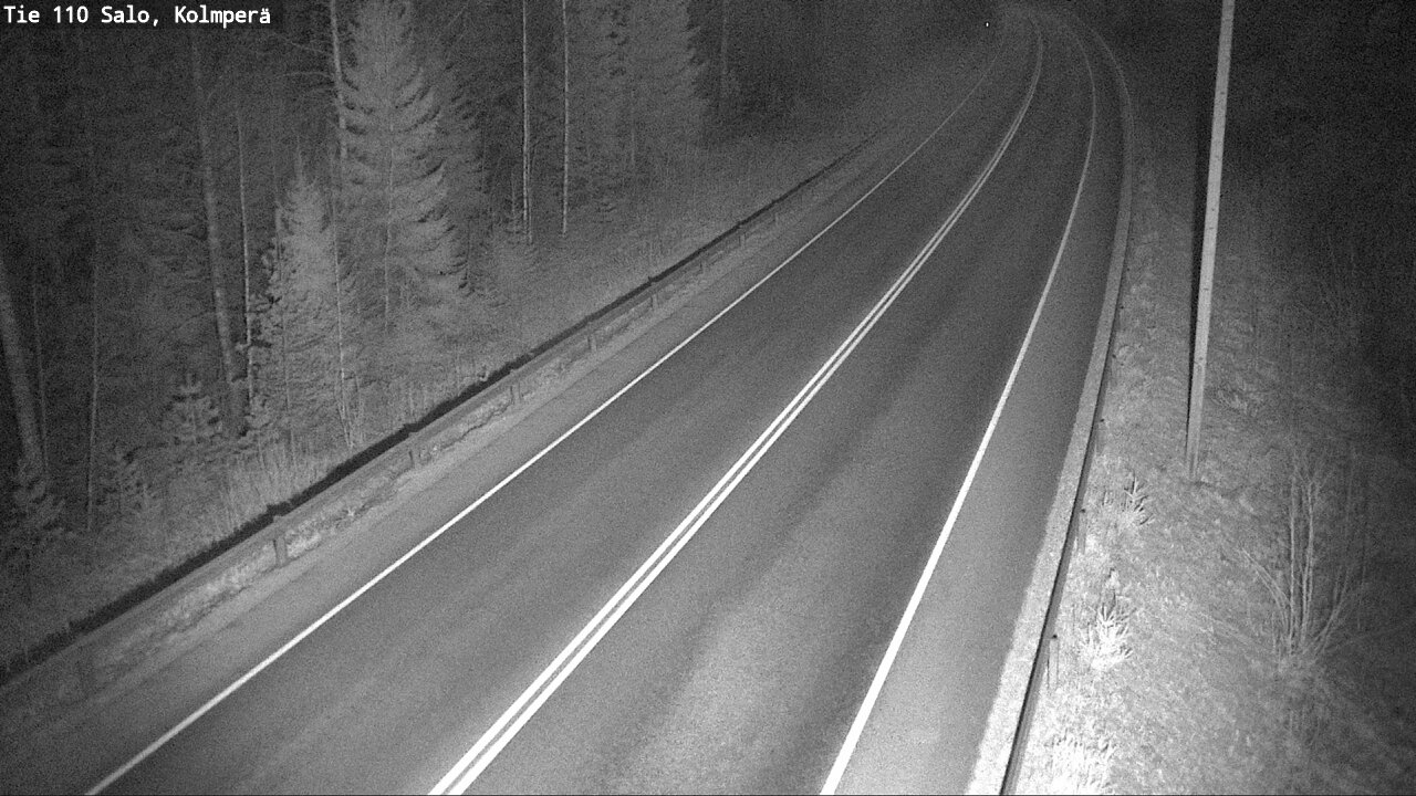 Weather Camera Image Road 110 Salo, Kolmperä, Salo, Varsinais-Suomi
