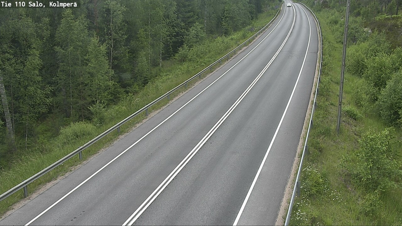 Weather Camera Image Väg 110 Salo, Kolmperä, Salo, Varsinais-Suomi