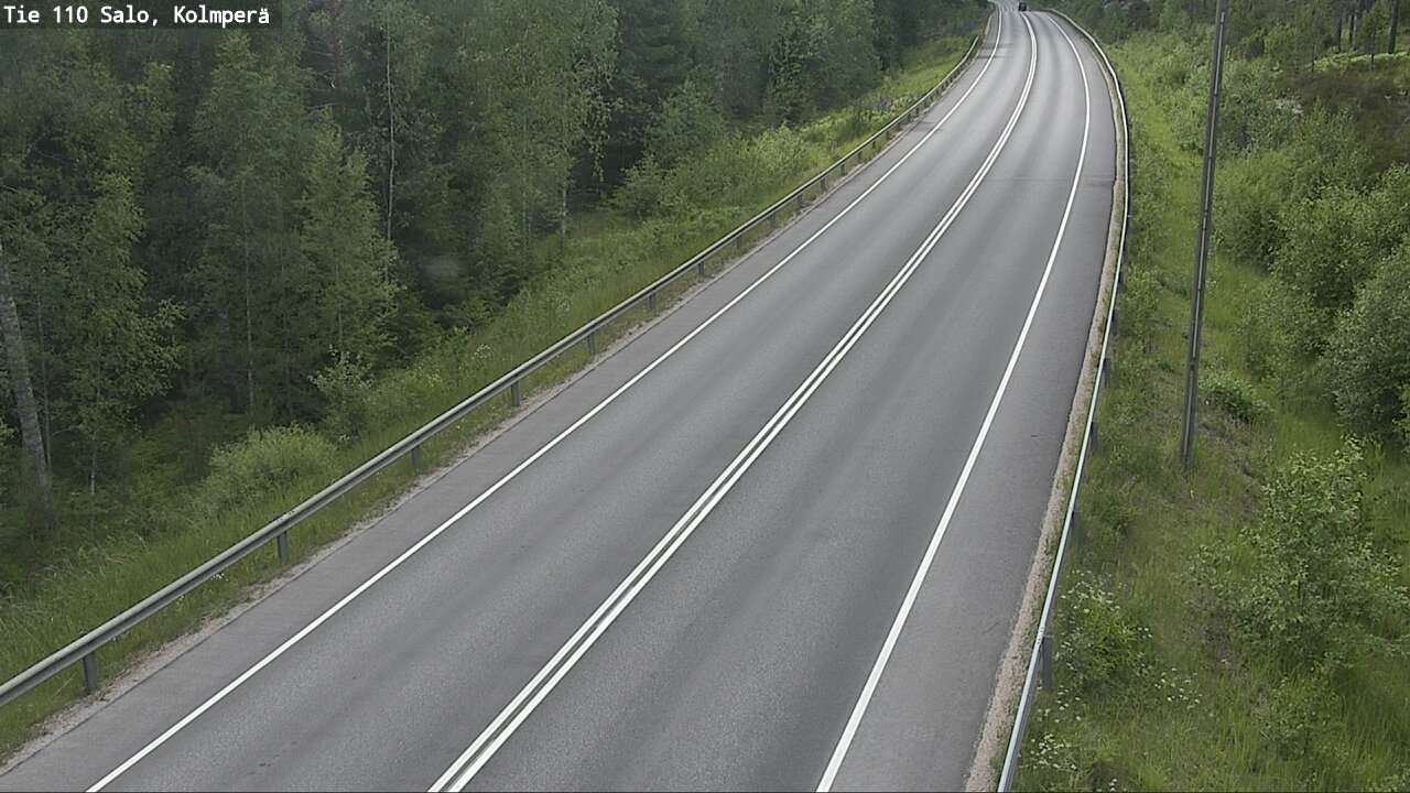 Weather Camera Image Väg 110 Salo, Kolmperä, Salo, Varsinais-Suomi