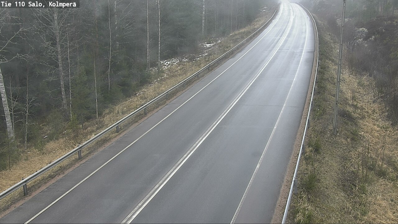 Weather Camera Image Road 110 Salo, Kolmperä, Salo, Varsinais-Suomi