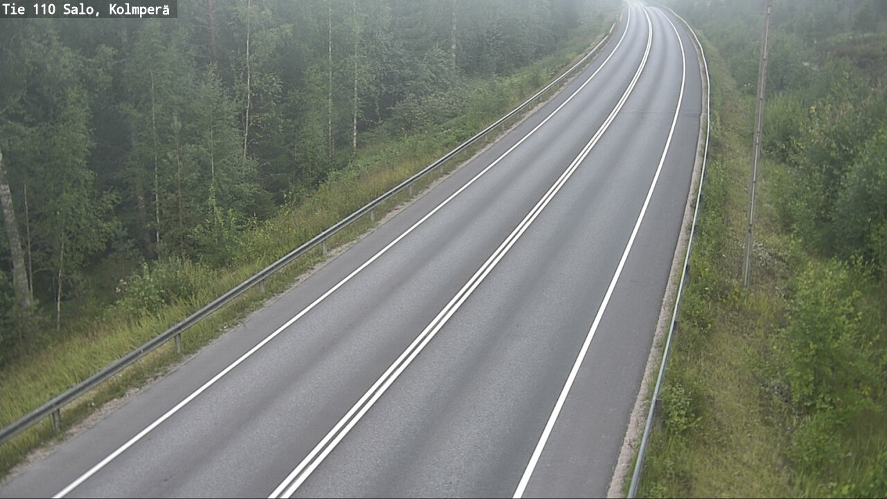 Weather Camera Image Väg 110 Salo, Kolmperä, Salo, Varsinais-Suomi