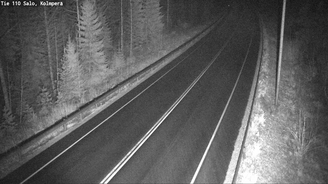 Weather Camera Image Väg 110 Salo, Kolmperä, Salo, Varsinais-Suomi