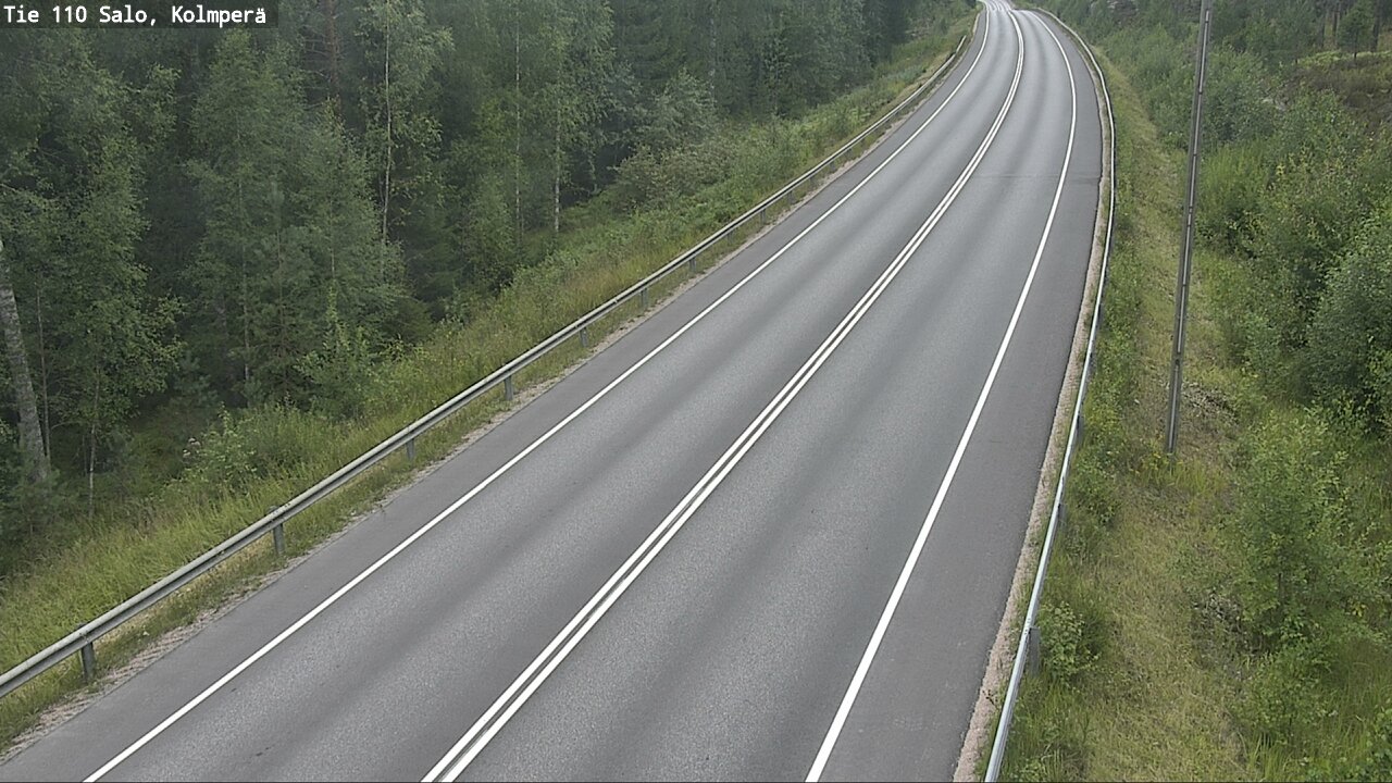 Weather Camera Image Väg 110 Salo, Kolmperä, Salo, Varsinais-Suomi