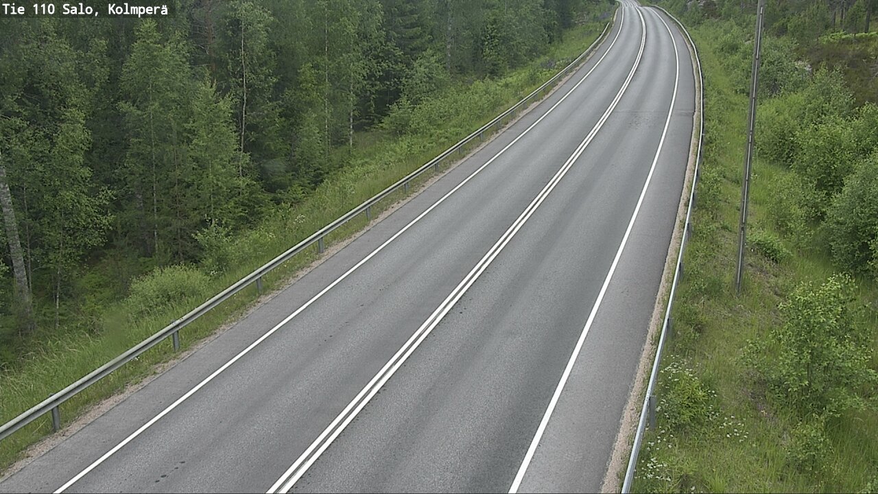 Weather Camera Image Väg 110 Salo, Kolmperä, Salo, Varsinais-Suomi