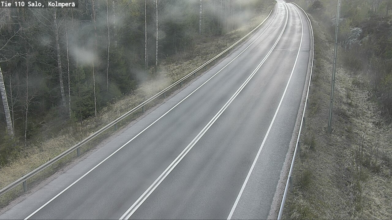 Weather Camera Image Road 110 Salo, Kolmperä, Salo, Varsinais-Suomi