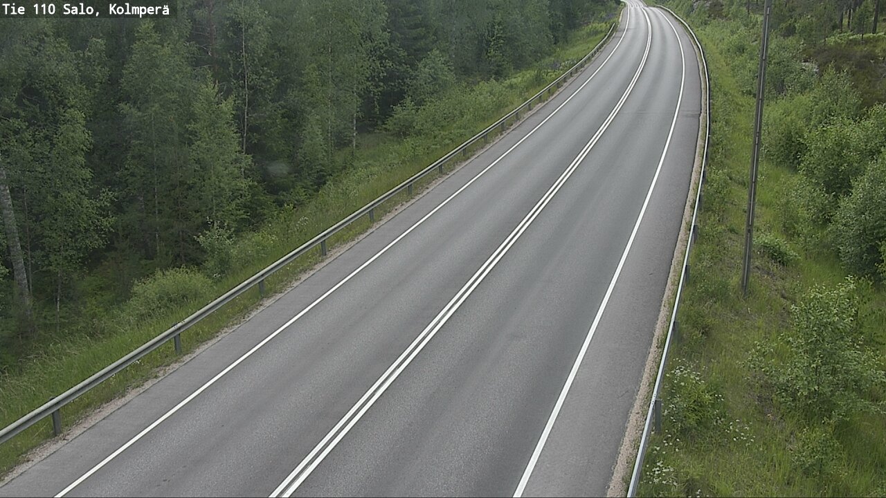 Weather Camera Image Väg 110 Salo, Kolmperä, Salo, Varsinais-Suomi