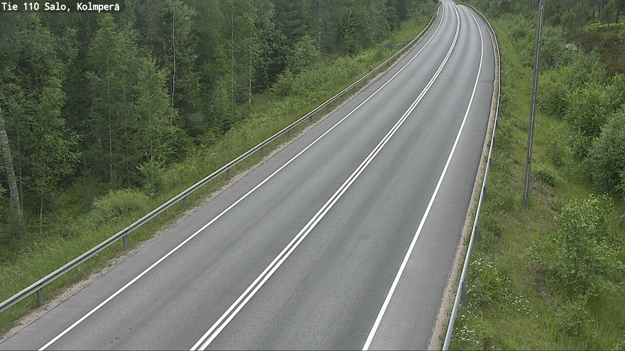 Weather Camera Image Väg 110 Salo, Kolmperä, Salo, Varsinais-Suomi