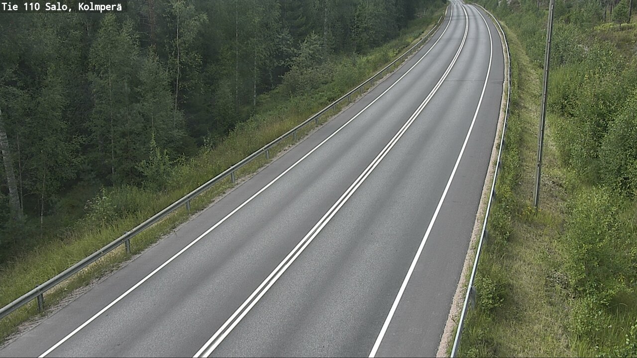 Weather Camera Image Väg 110 Salo, Kolmperä, Salo, Varsinais-Suomi