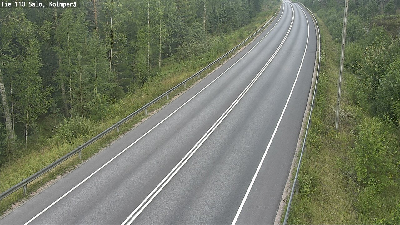 Weather Camera Image Väg 110 Salo, Kolmperä, Salo, Varsinais-Suomi