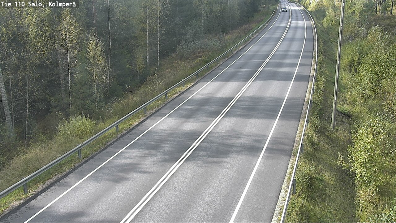 Weather Camera Image Road 110 Salo, Kolmperä, Salo, Varsinais-Suomi