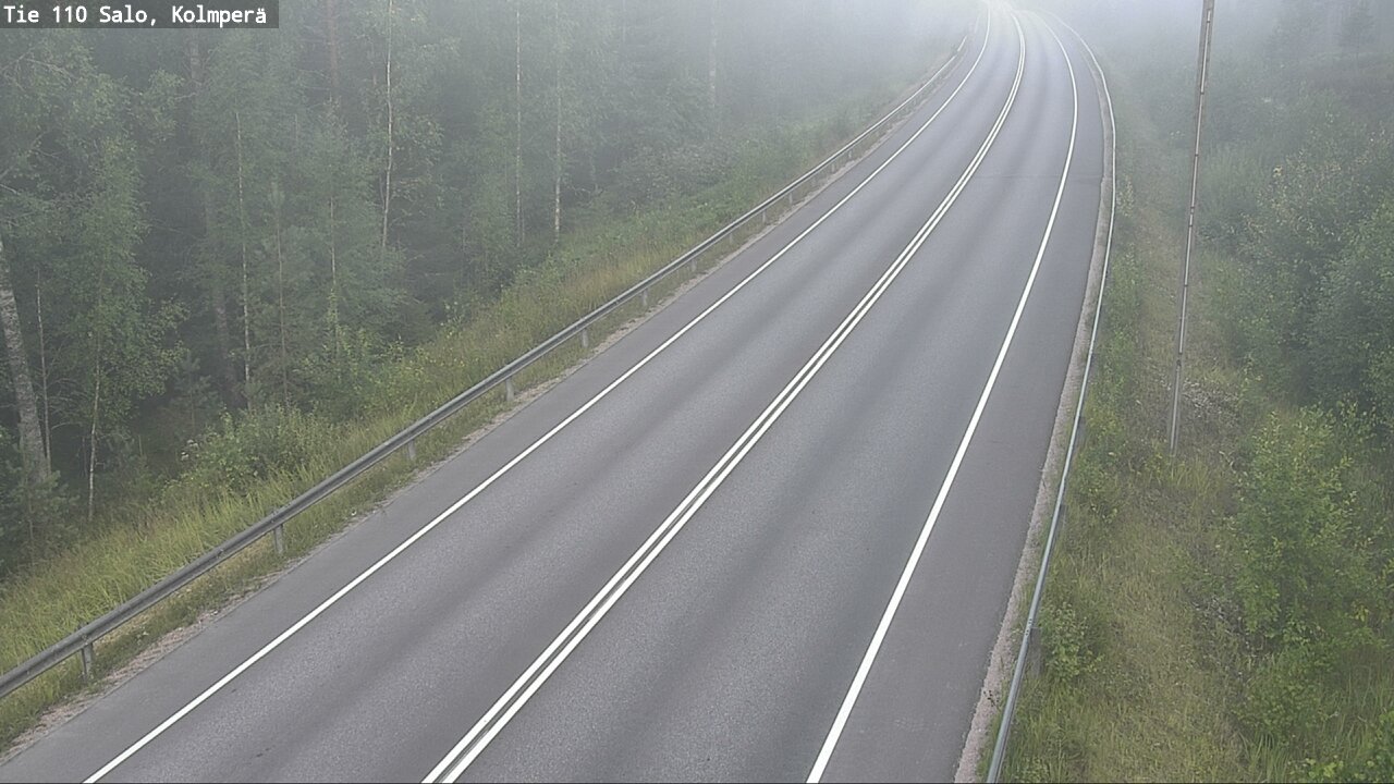 Weather Camera Image Väg 110 Salo, Kolmperä, Salo, Varsinais-Suomi