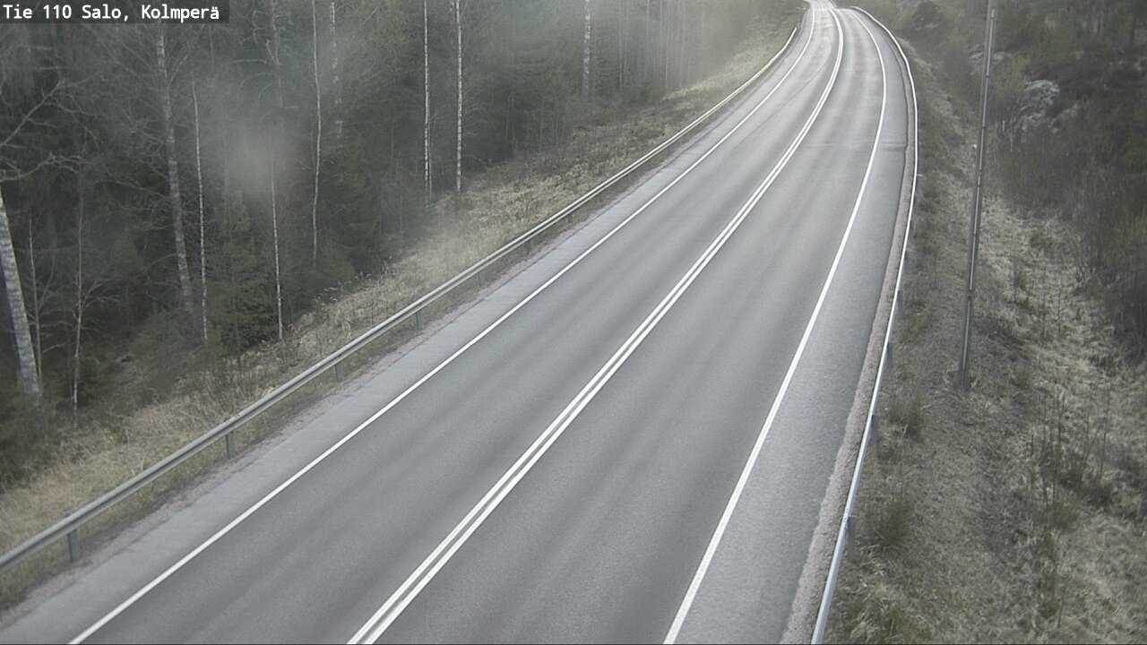 Weather Camera Image Väg 110 Salo, Kolmperä, Salo, Varsinais-Suomi