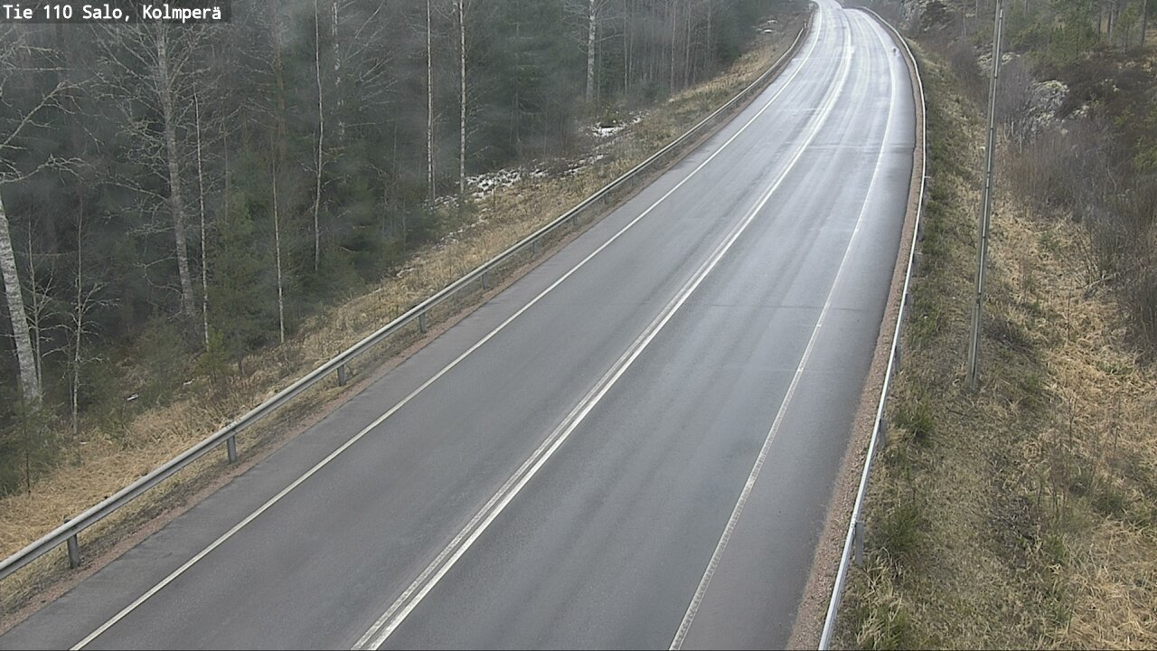 Weather Camera Image Road 110 Salo, Kolmperä, Salo, Varsinais-Suomi