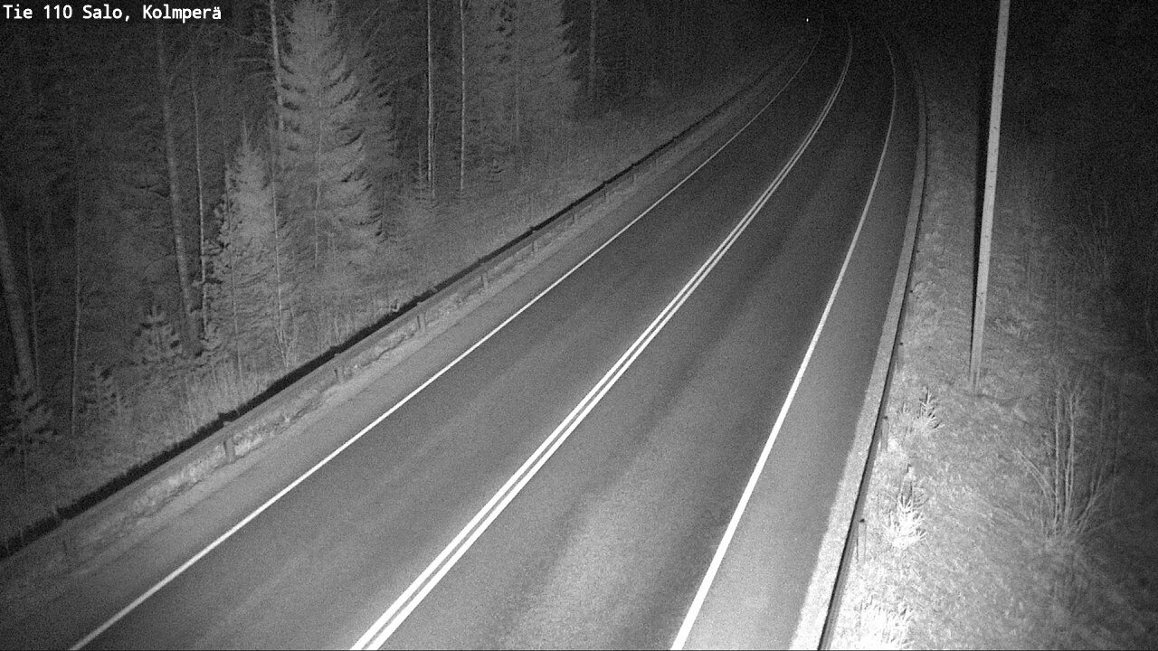 Weather Camera Image Road 110 Salo, Kolmperä, Salo, Varsinais-Suomi