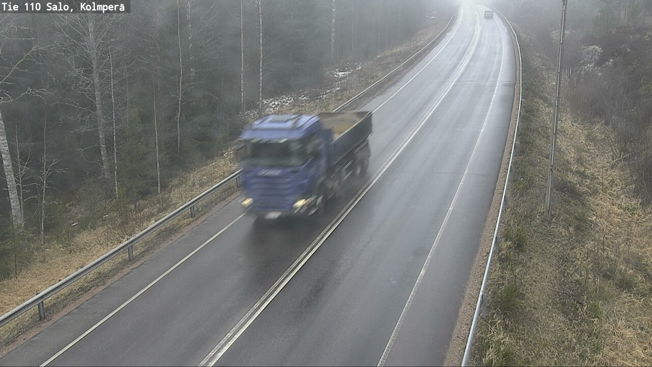Weather Camera Image Road 110 Salo, Kolmperä, Salo, Varsinais-Suomi