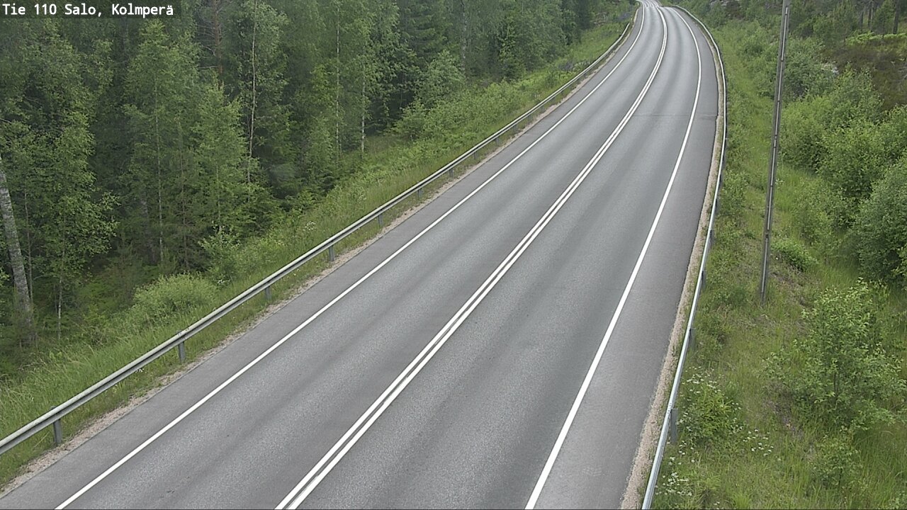 Weather Camera Image Road 110 Salo, Kolmperä, Salo, Varsinais-Suomi