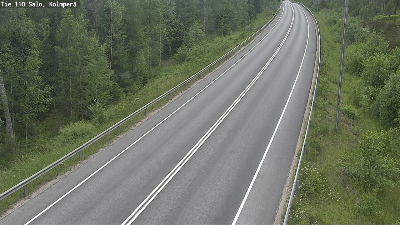 Weather Camera Image Väg 110 Salo, Kolmperä, Salo, Varsinais-Suomi