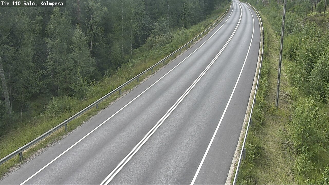 Weather Camera Image Road 110 Salo, Kolmperä, Salo, Varsinais-Suomi