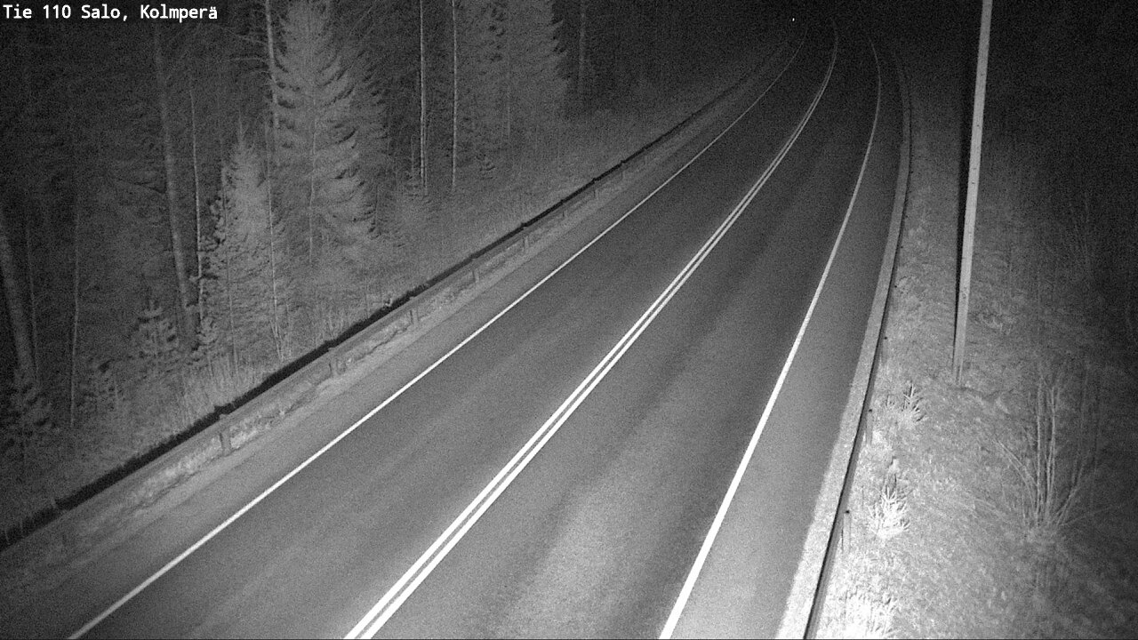 Weather Camera Image Road 110 Salo, Kolmperä, Salo, Varsinais-Suomi