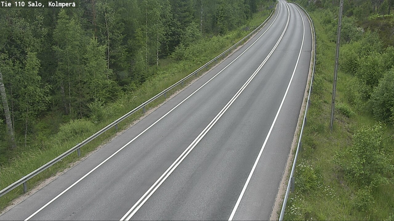 Weather Camera Image Väg 110 Salo, Kolmperä, Salo, Varsinais-Suomi