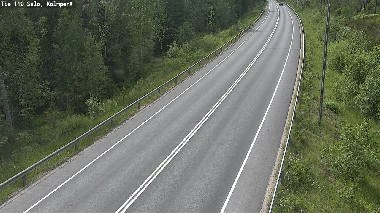 Weather Camera Image Väg 110 Salo, Kolmperä, Salo, Varsinais-Suomi