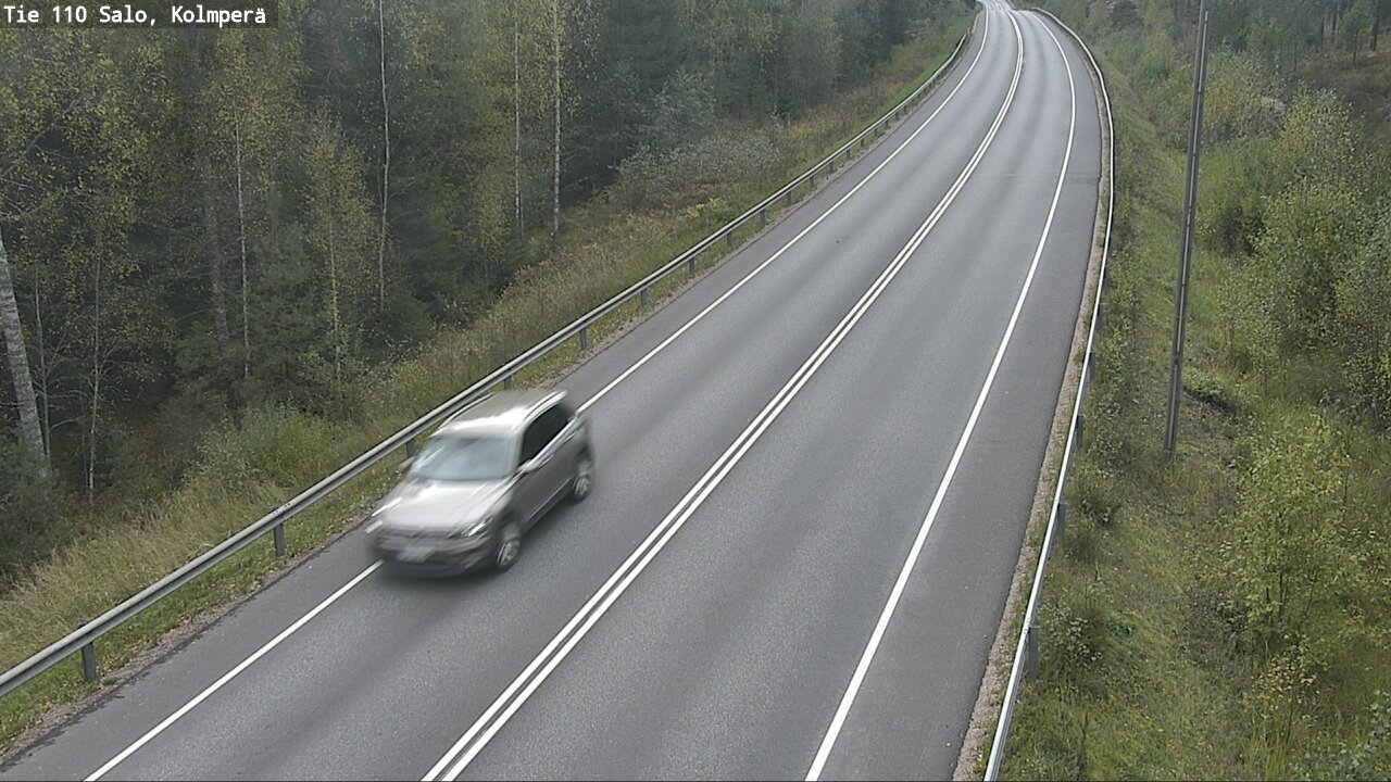 Weather Camera Image Väg 110 Salo, Kolmperä, Salo, Varsinais-Suomi
