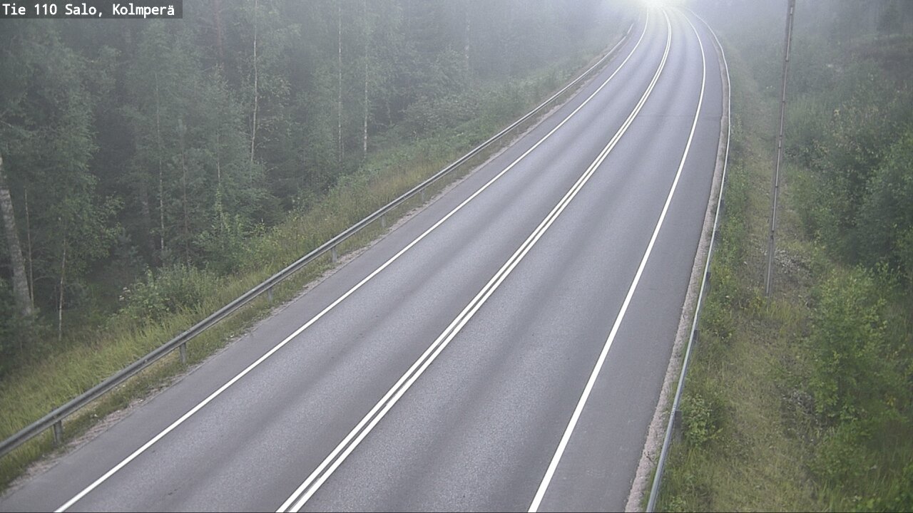 Weather Camera Image Väg 110 Salo, Kolmperä, Salo, Varsinais-Suomi