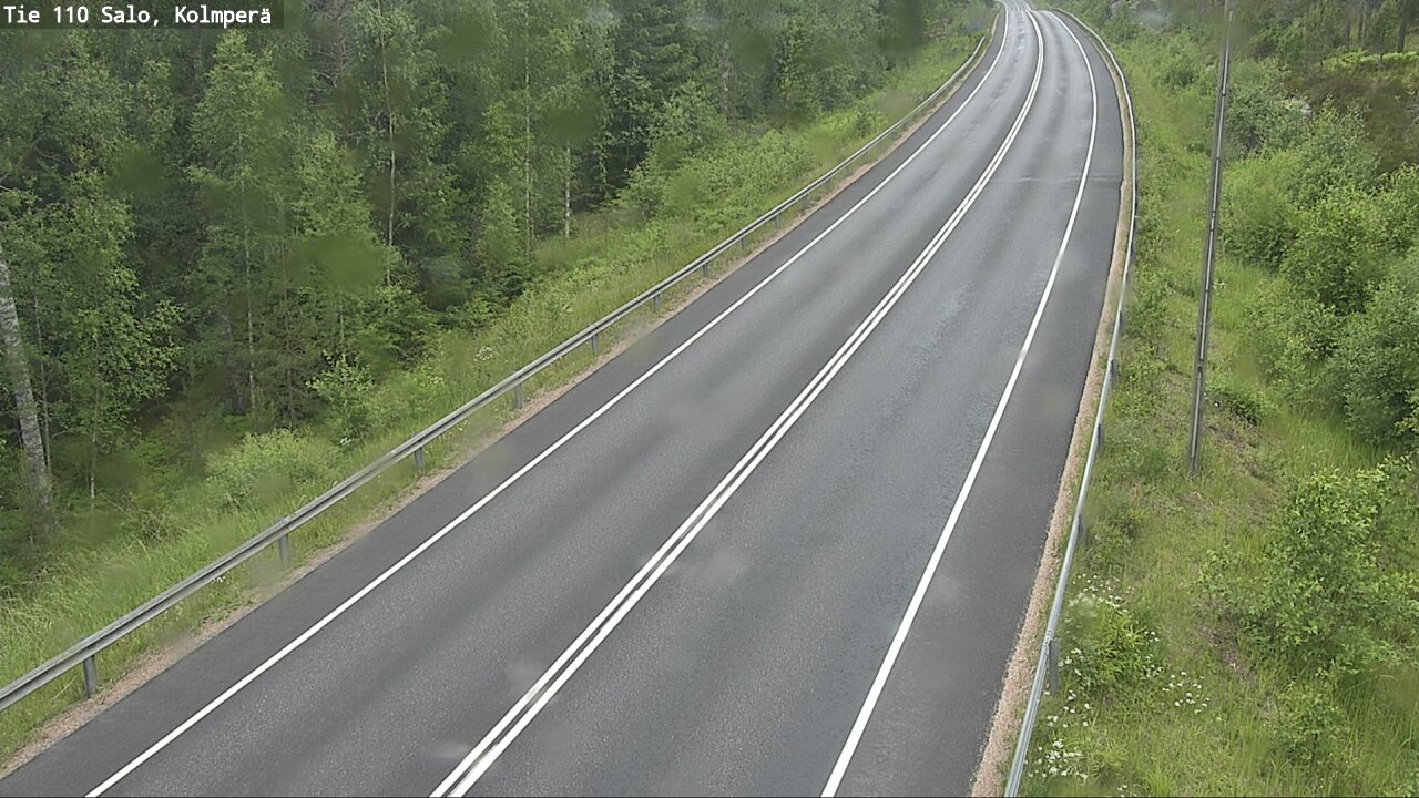 Weather Camera Image Väg 110 Salo, Kolmperä, Salo, Varsinais-Suomi