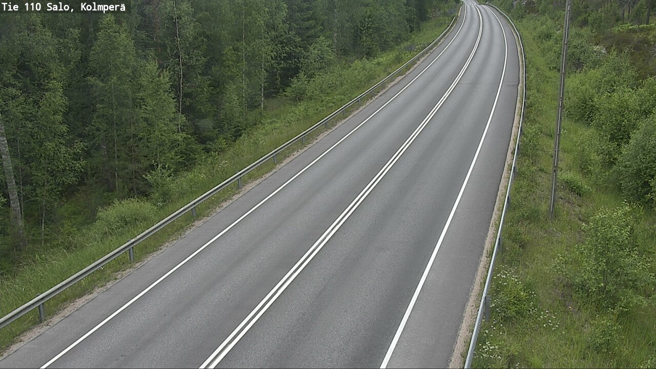 Weather Camera Image Väg 110 Salo, Kolmperä, Salo, Varsinais-Suomi
