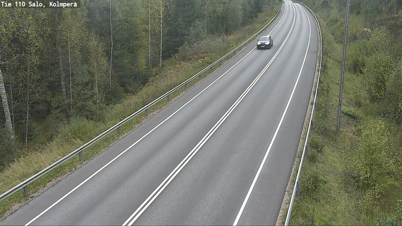Weather Camera Image Väg 110 Salo, Kolmperä, Salo, Varsinais-Suomi