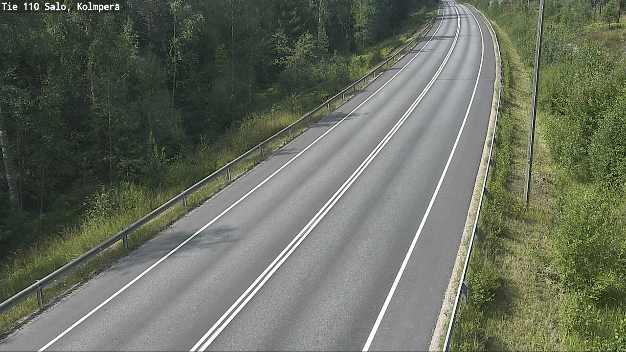 Weather Camera Image Väg 110 Salo, Kolmperä, Salo, Varsinais-Suomi