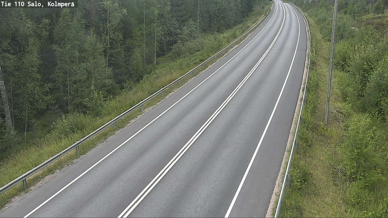 Weather Camera Image Väg 110 Salo, Kolmperä, Salo, Varsinais-Suomi