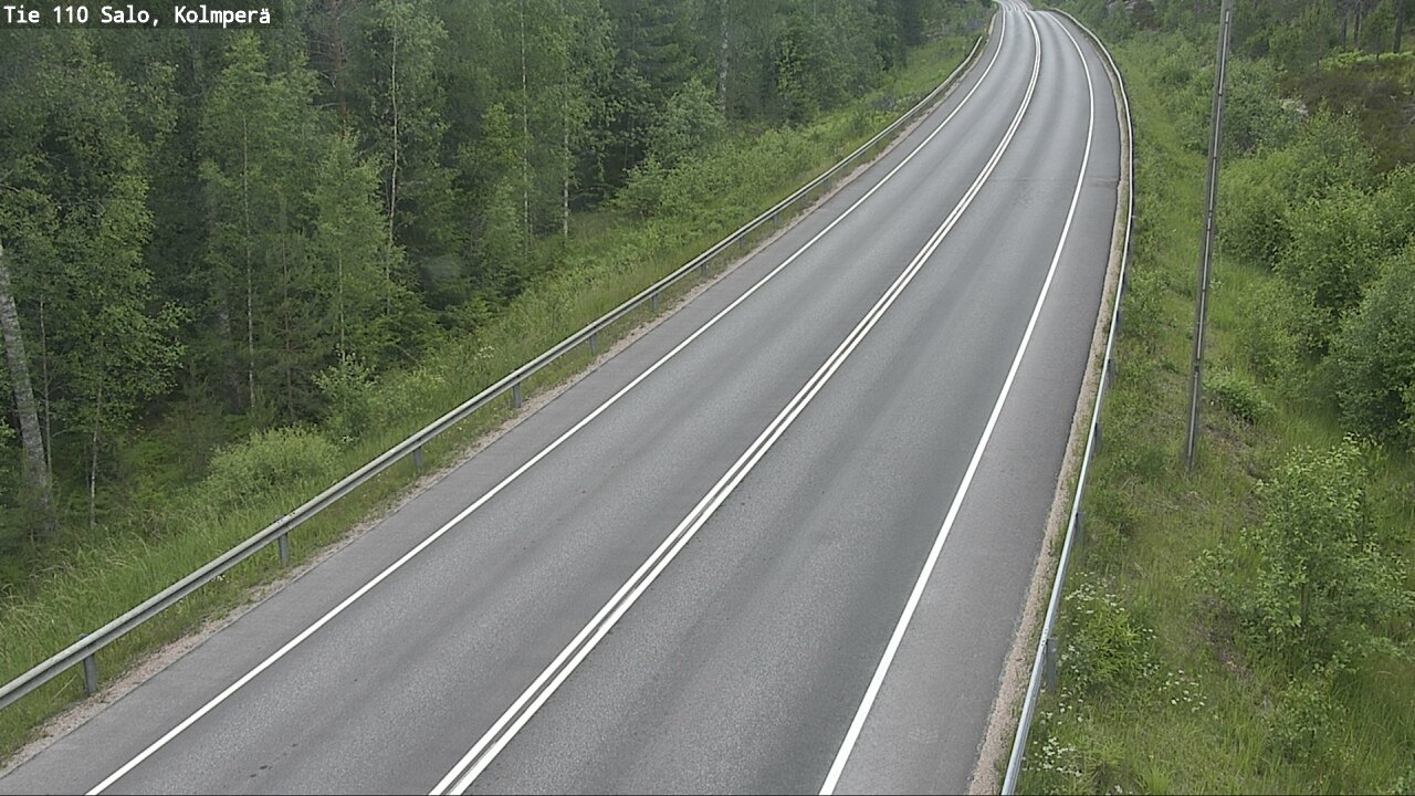 Weather Camera Image Väg 110 Salo, Kolmperä, Salo, Varsinais-Suomi