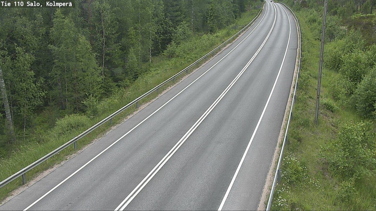Weather Camera Image Väg 110 Salo, Kolmperä, Salo, Varsinais-Suomi
