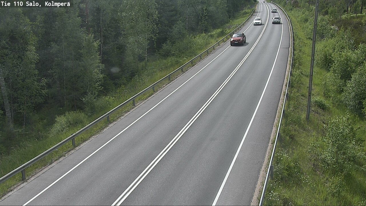 Weather Camera Image Väg 110 Salo, Kolmperä, Salo, Varsinais-Suomi