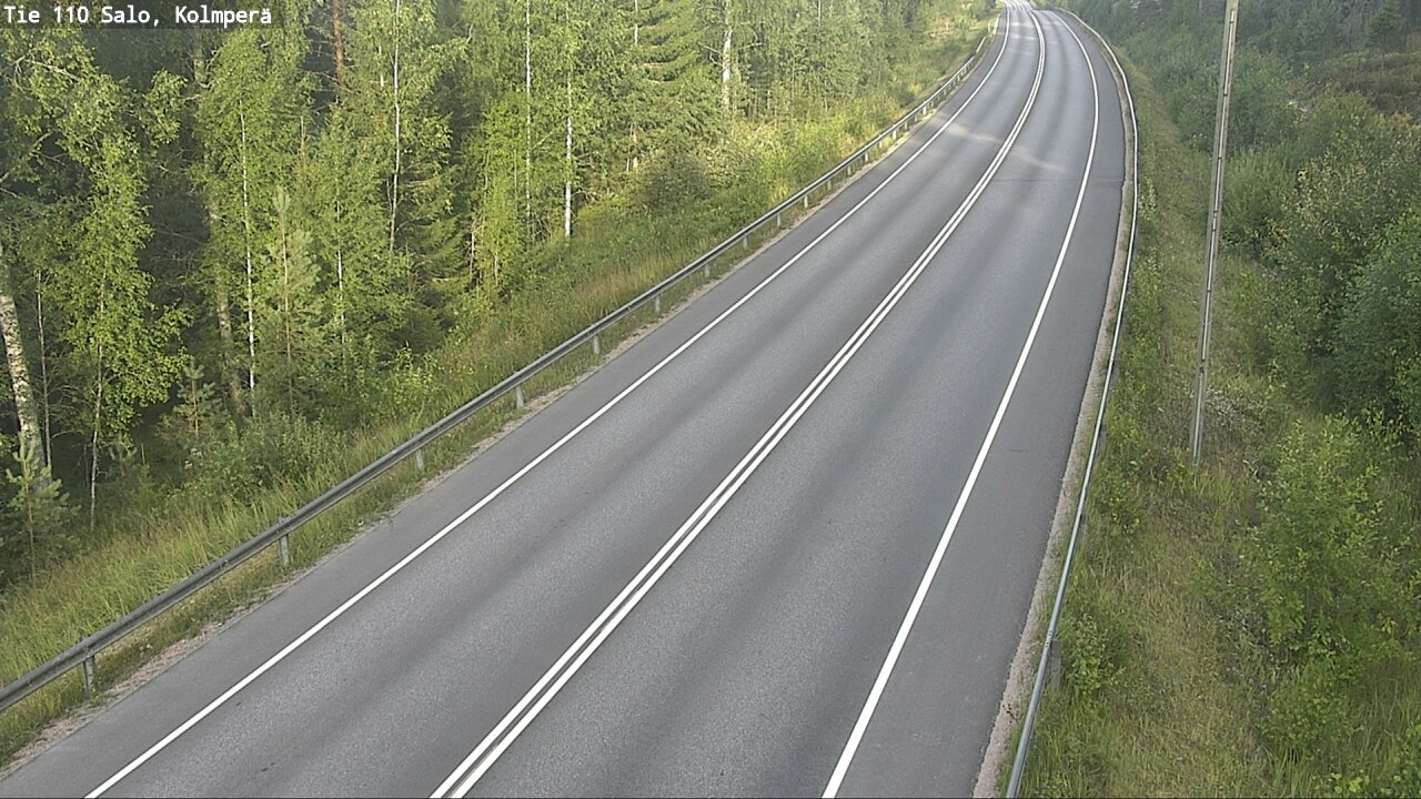 Weather Camera Image Väg 110 Salo, Kolmperä, Salo, Varsinais-Suomi