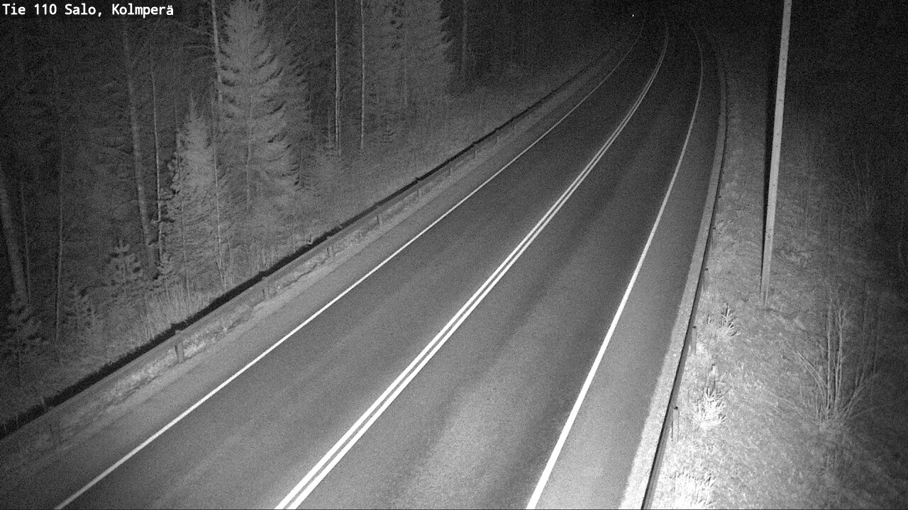Weather Camera Image Road 110 Salo, Kolmperä, Salo, Varsinais-Suomi