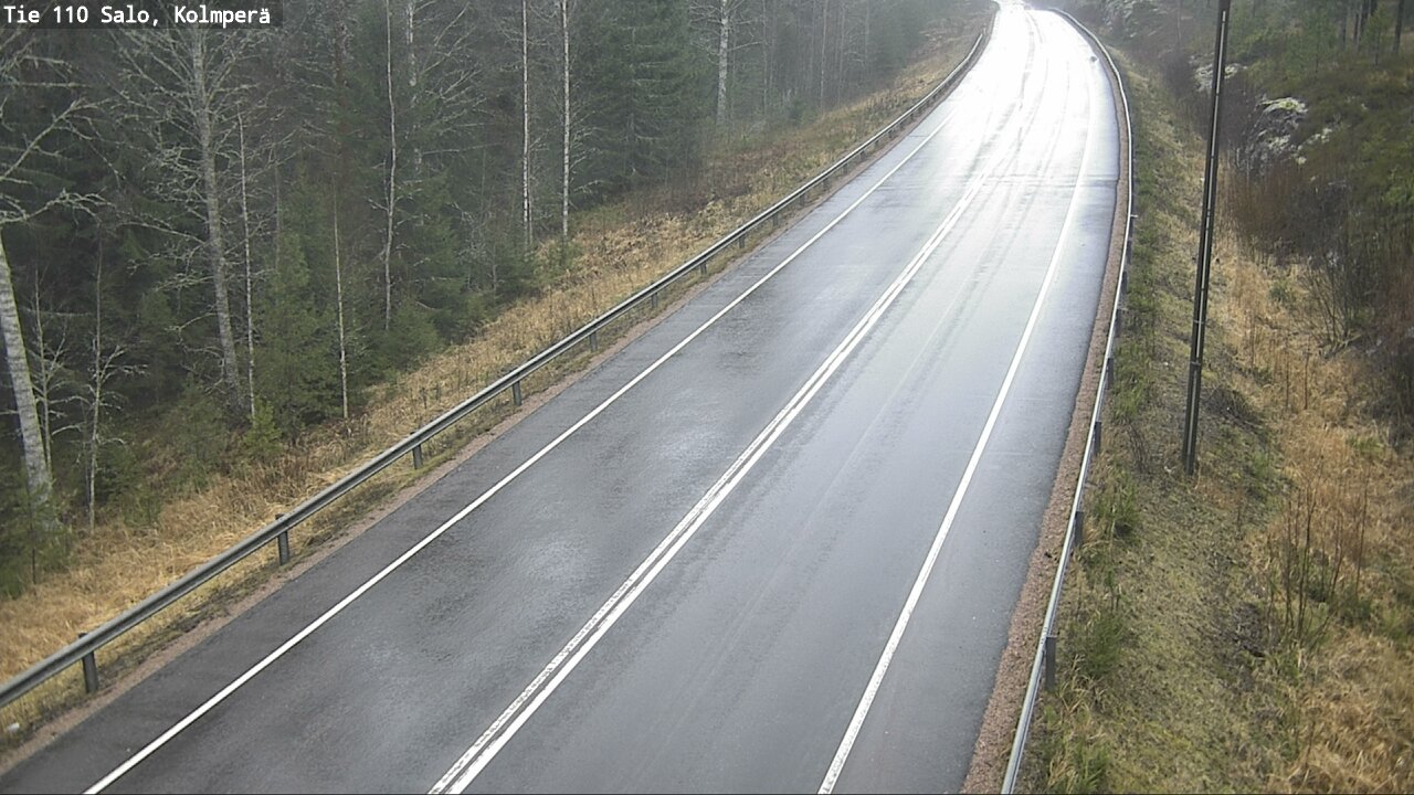 Weather Camera Image Road 110 Salo, Kolmperä, Salo, Varsinais-Suomi