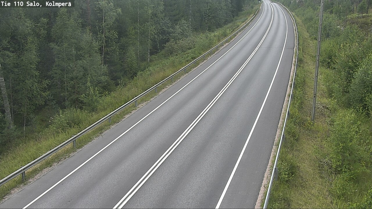 Weather Camera Image Väg 110 Salo, Kolmperä, Salo, Varsinais-Suomi