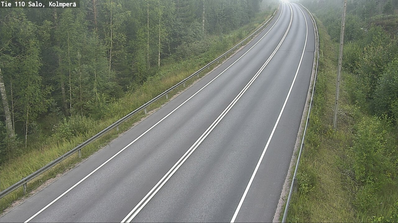 Weather Camera Image Väg 110 Salo, Kolmperä, Salo, Varsinais-Suomi