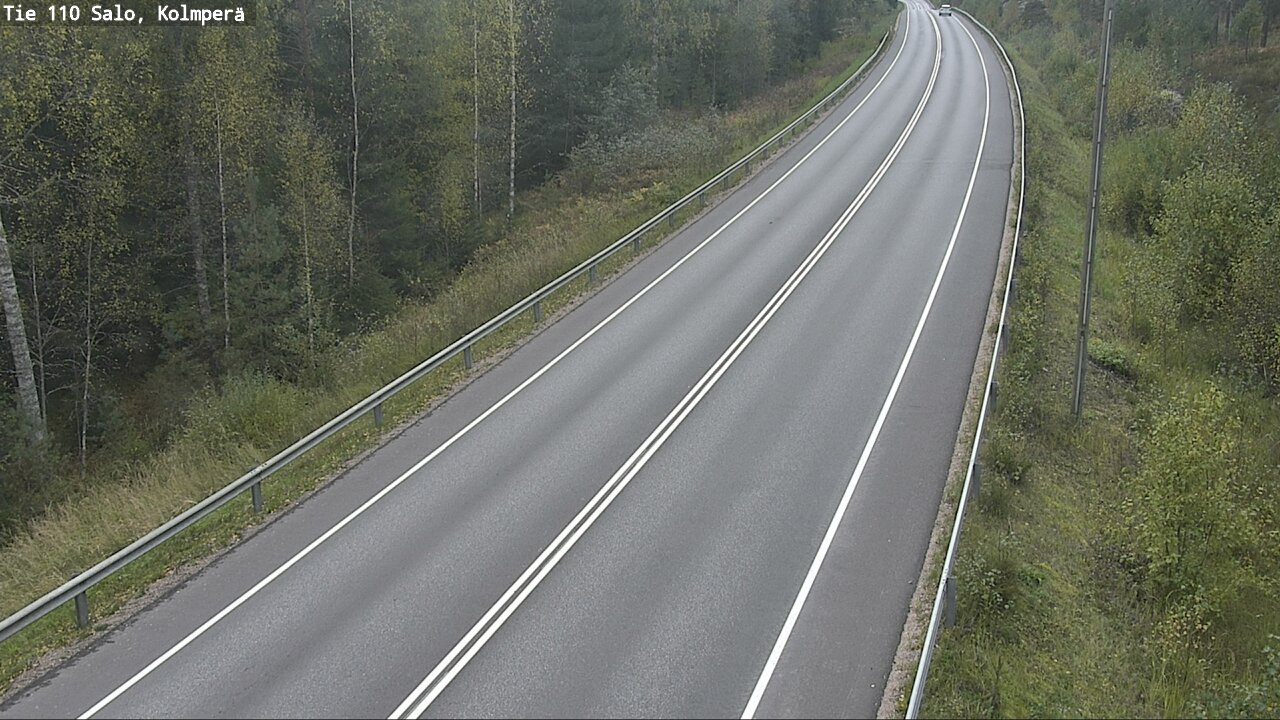 Weather Camera Image Väg 110 Salo, Kolmperä, Salo, Varsinais-Suomi