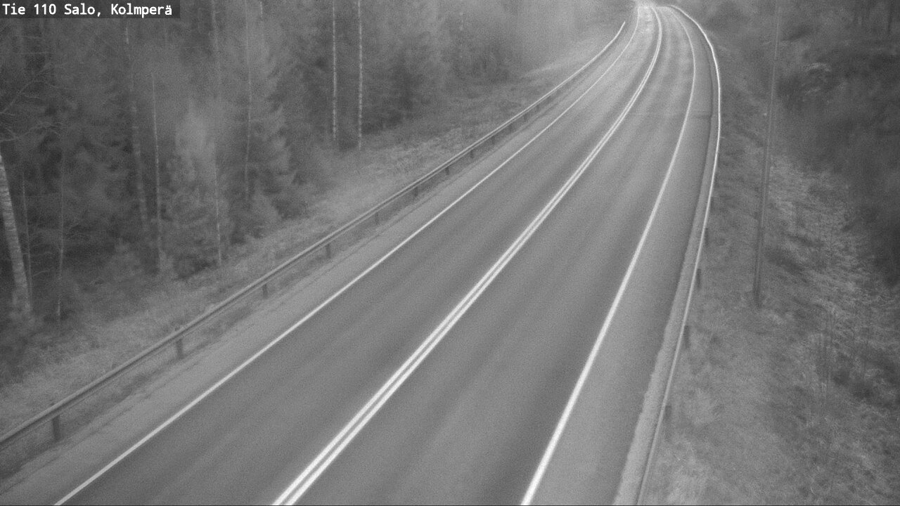 Weather Camera Image Väg 110 Salo, Kolmperä, Salo, Varsinais-Suomi