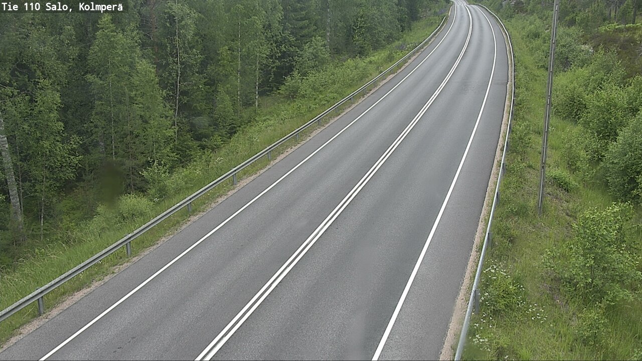Weather Camera Image Väg 110 Salo, Kolmperä, Salo, Varsinais-Suomi