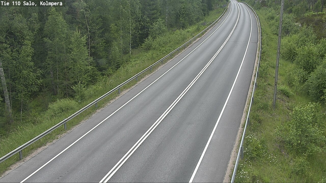 Weather Camera Image Väg 110 Salo, Kolmperä, Salo, Varsinais-Suomi