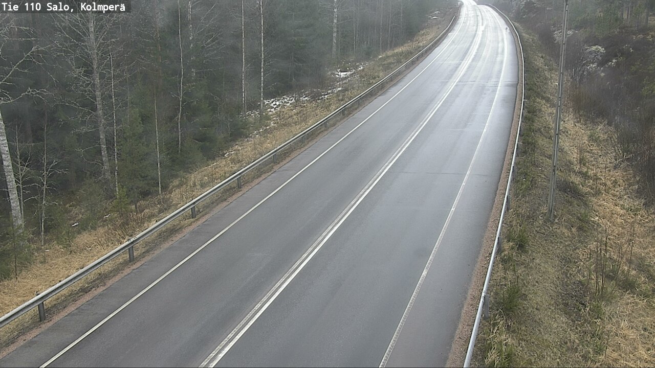 Weather Camera Image Road 110 Salo, Kolmperä, Salo, Varsinais-Suomi