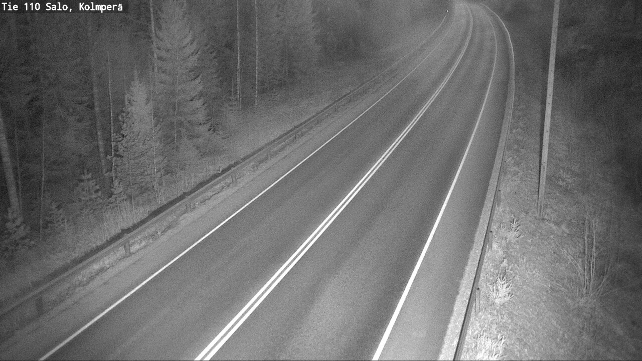 Weather Camera Image Väg 110 Salo, Kolmperä, Salo, Varsinais-Suomi
