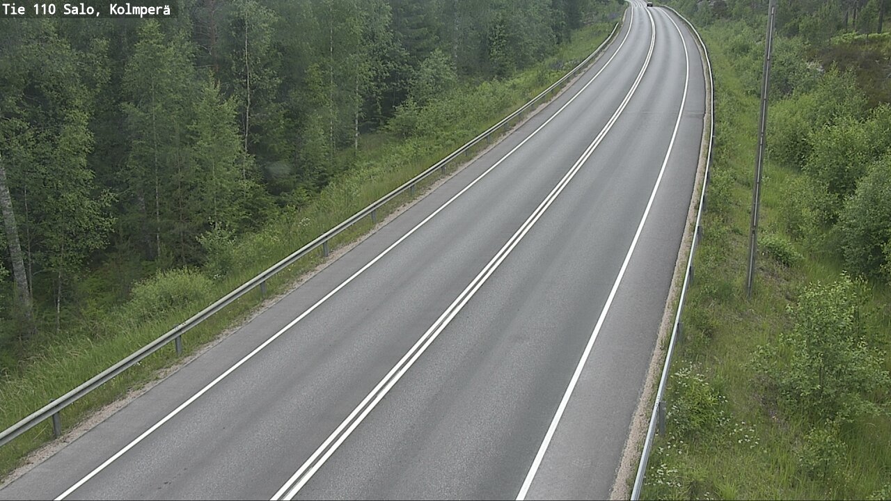 Weather Camera Image Väg 110 Salo, Kolmperä, Salo, Varsinais-Suomi