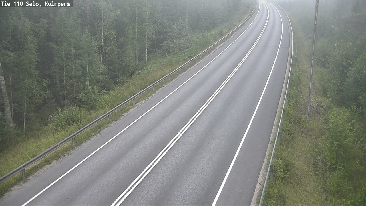 Weather Camera Image Väg 110 Salo, Kolmperä, Salo, Varsinais-Suomi