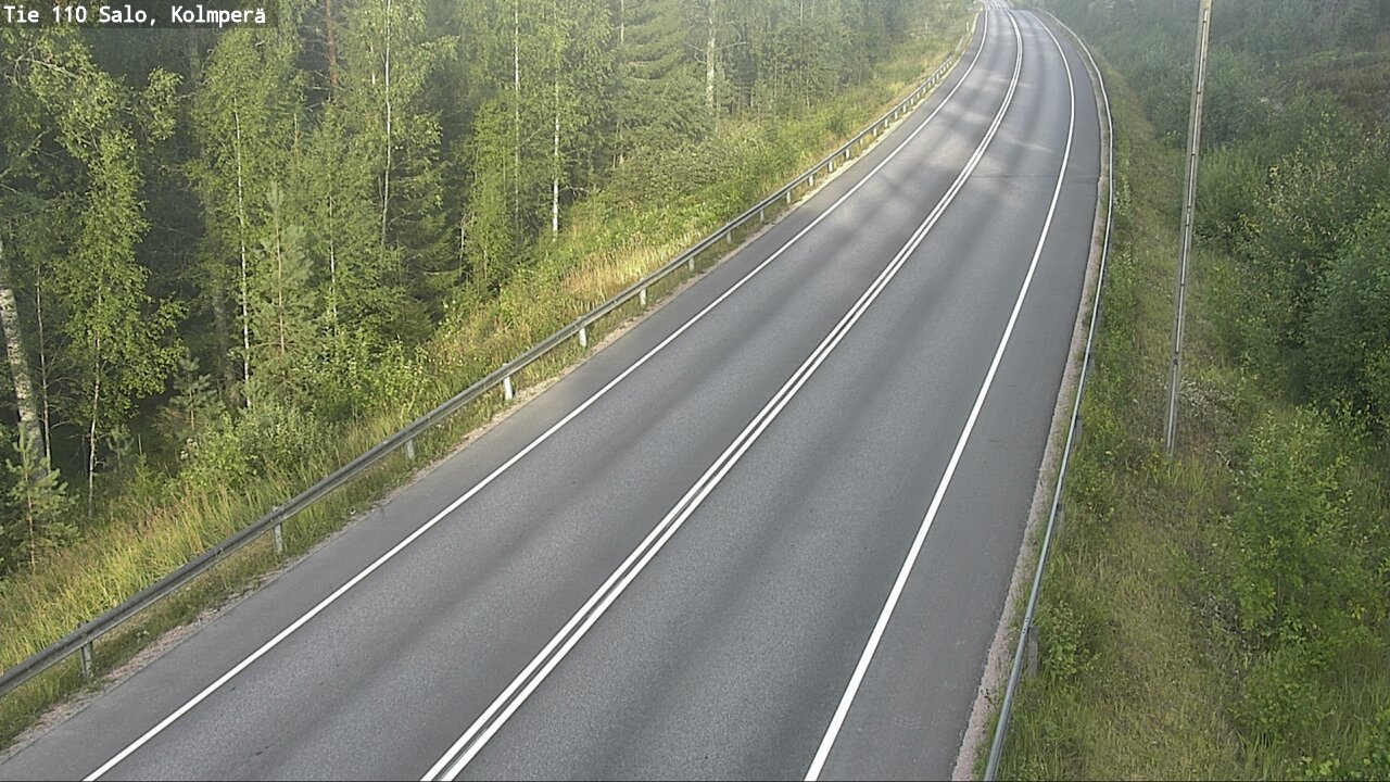Weather Camera Image Väg 110 Salo, Kolmperä, Salo, Varsinais-Suomi