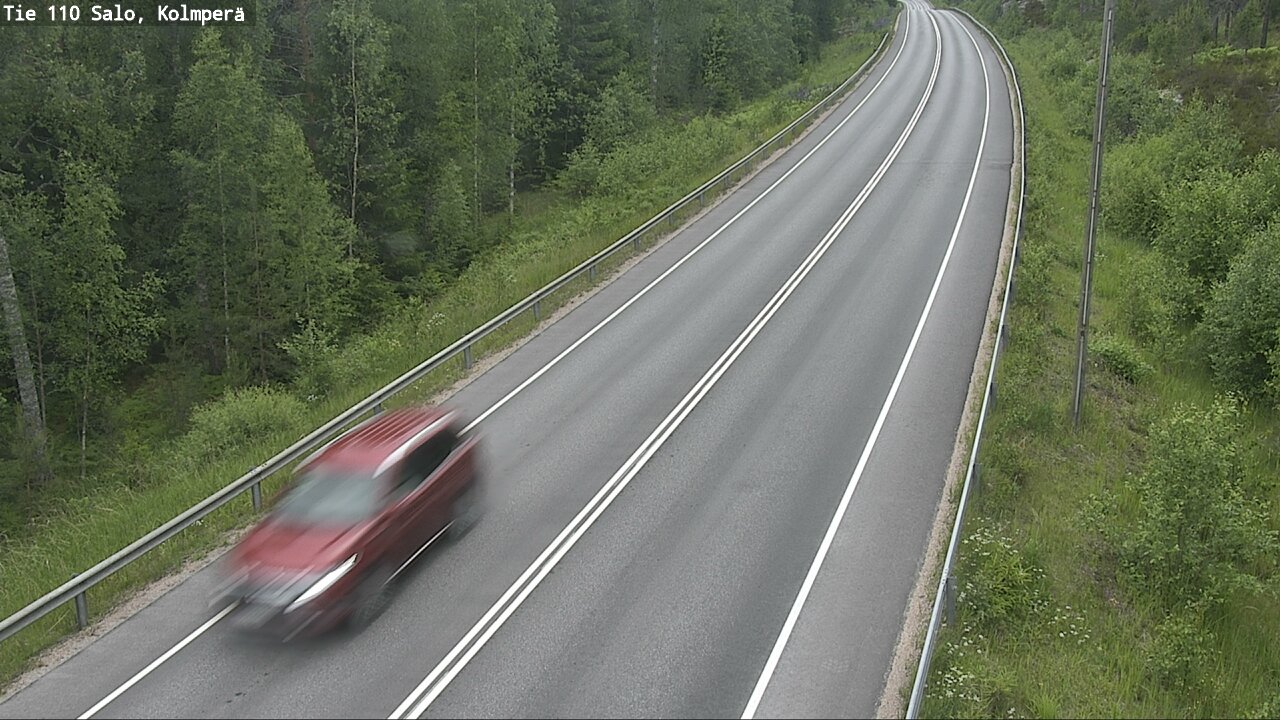Weather Camera Image Väg 110 Salo, Kolmperä, Salo, Varsinais-Suomi
